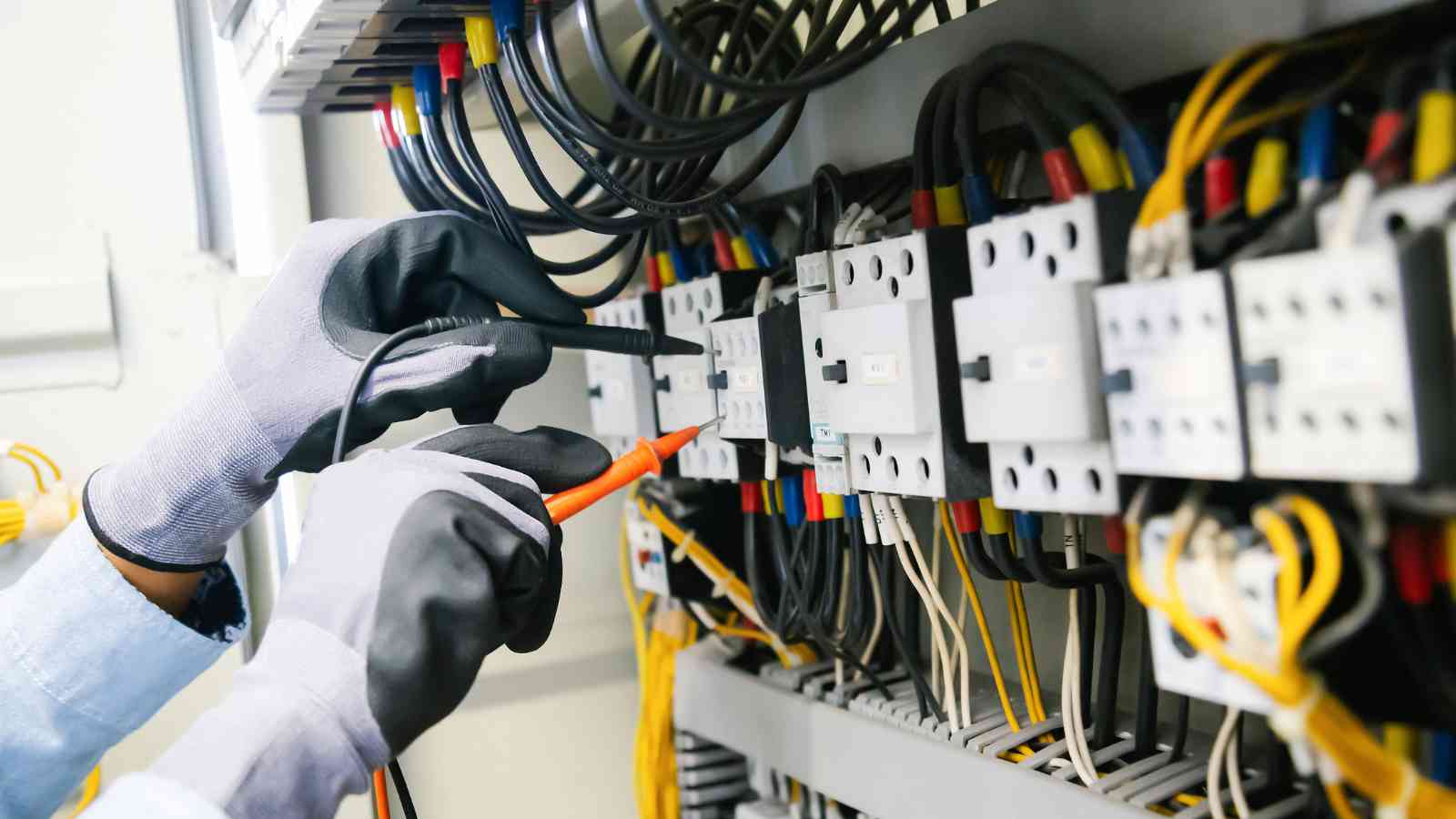 Precision testing on a commercial electrical panel