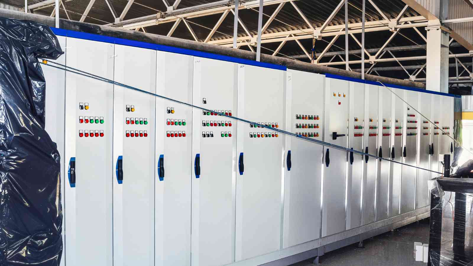 Commercial electrical switchgear installation