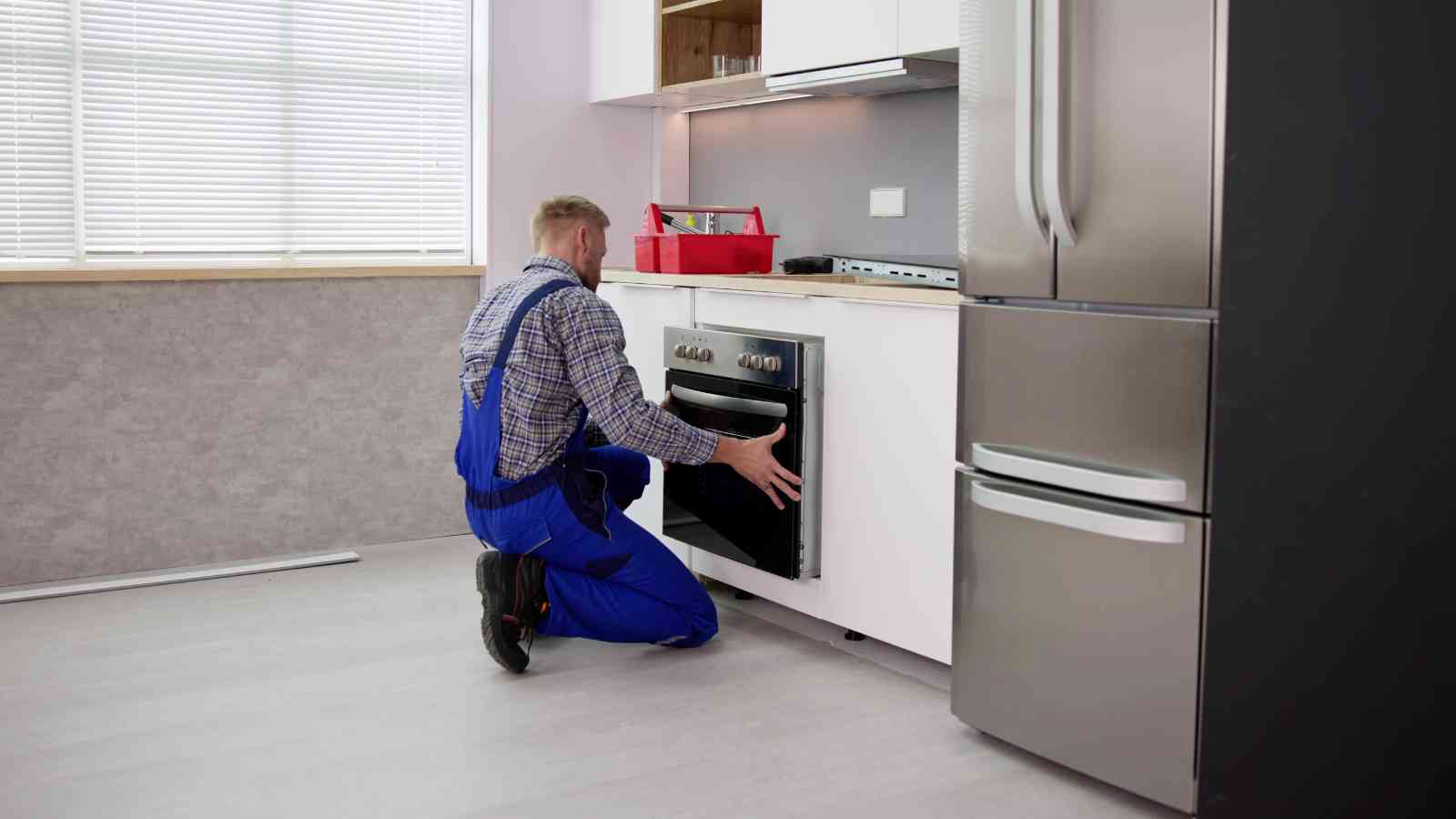 Professional household appliance electrical installation